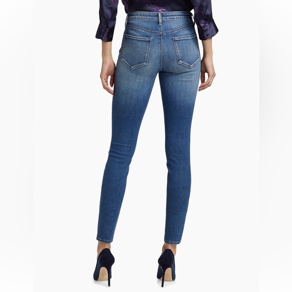 L'AGENCE Marguerite High-Rise Skinny Jeans 26 Blue - Picture 14 of 15